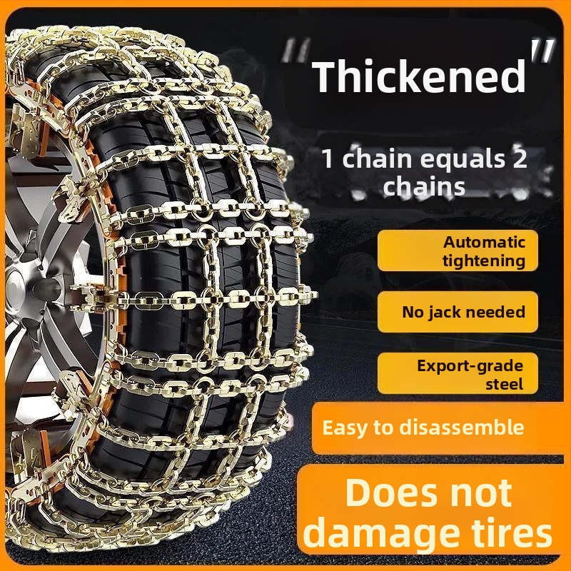 Vasból készült autóhóláncok, testreszabható, 5 kg, autókhoz, SUV-hoz és terepjárókhoz