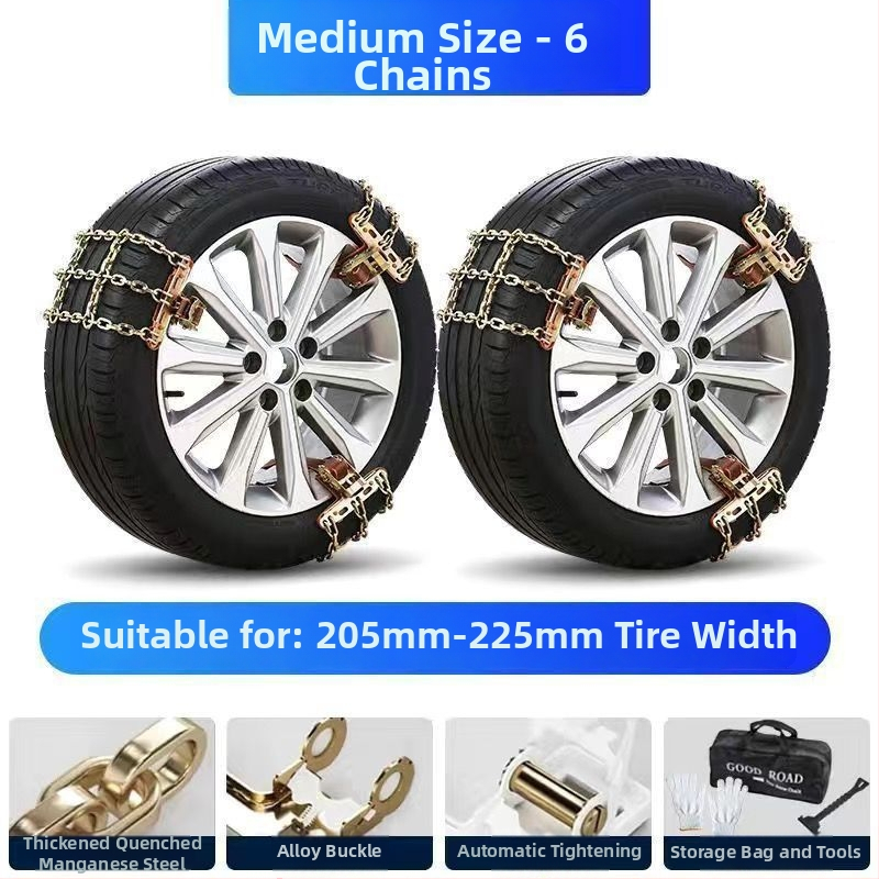 Vasból készült autóhóláncok, testreszabható, 5 kg, autókhoz, SUV-hoz és terepjárókhoz