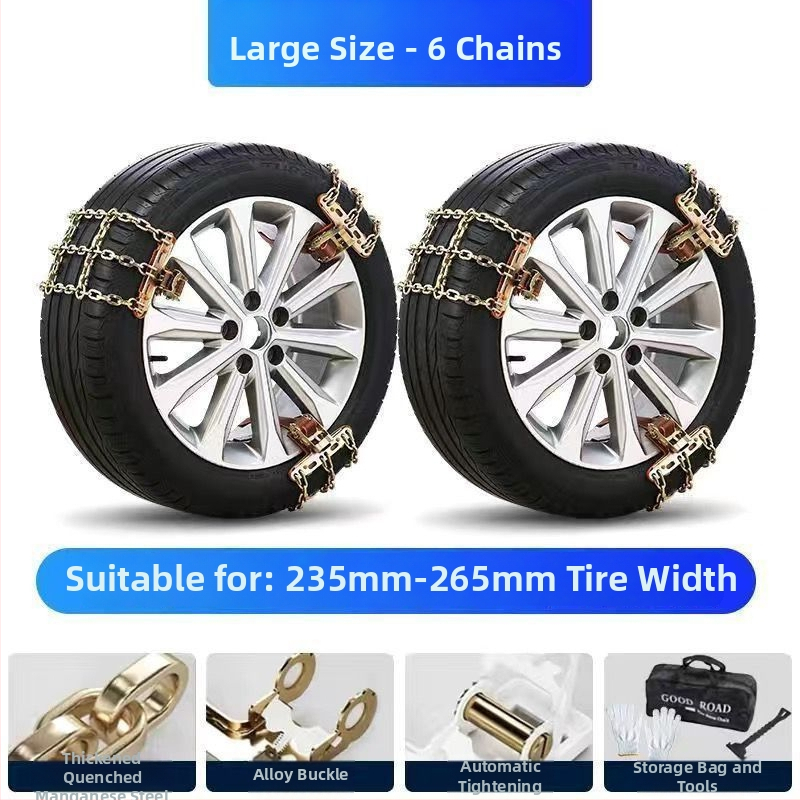 Vasból készült autóhóláncok, testreszabható, 5 kg, autókhoz, SUV-hoz és terepjárókhoz