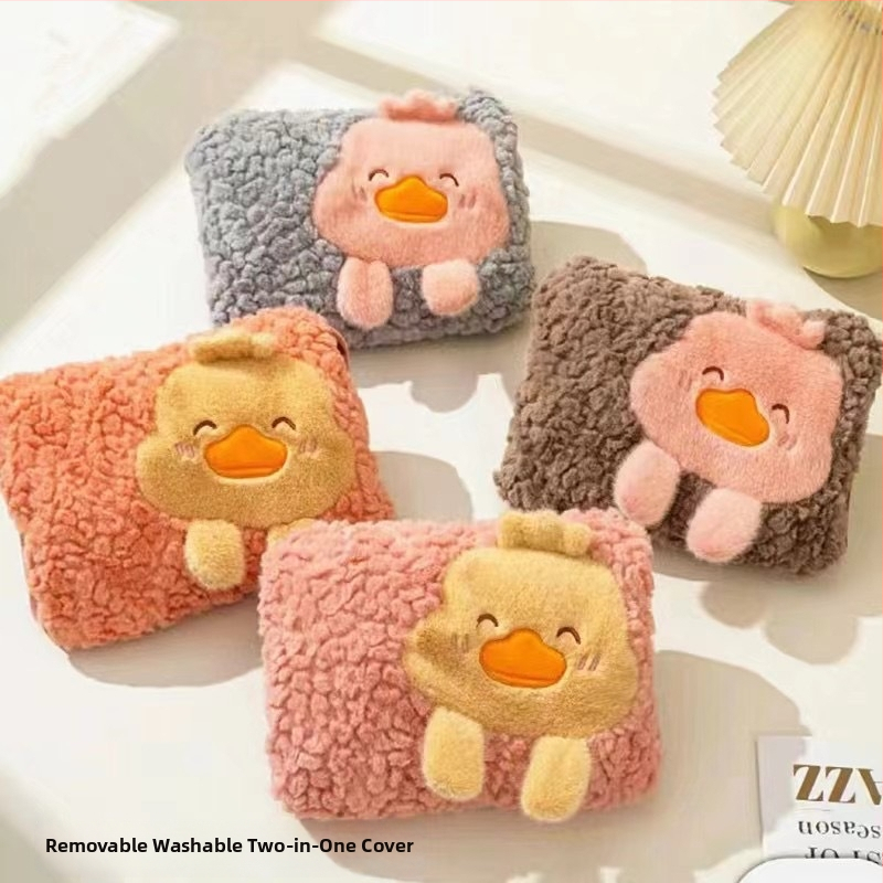 Recipient de apă fierbinte reîncărcabil cu design pluș caricatural (seria W) – 220V, 500W, încălzire prin încărcare, controlul temperaturii 65°C