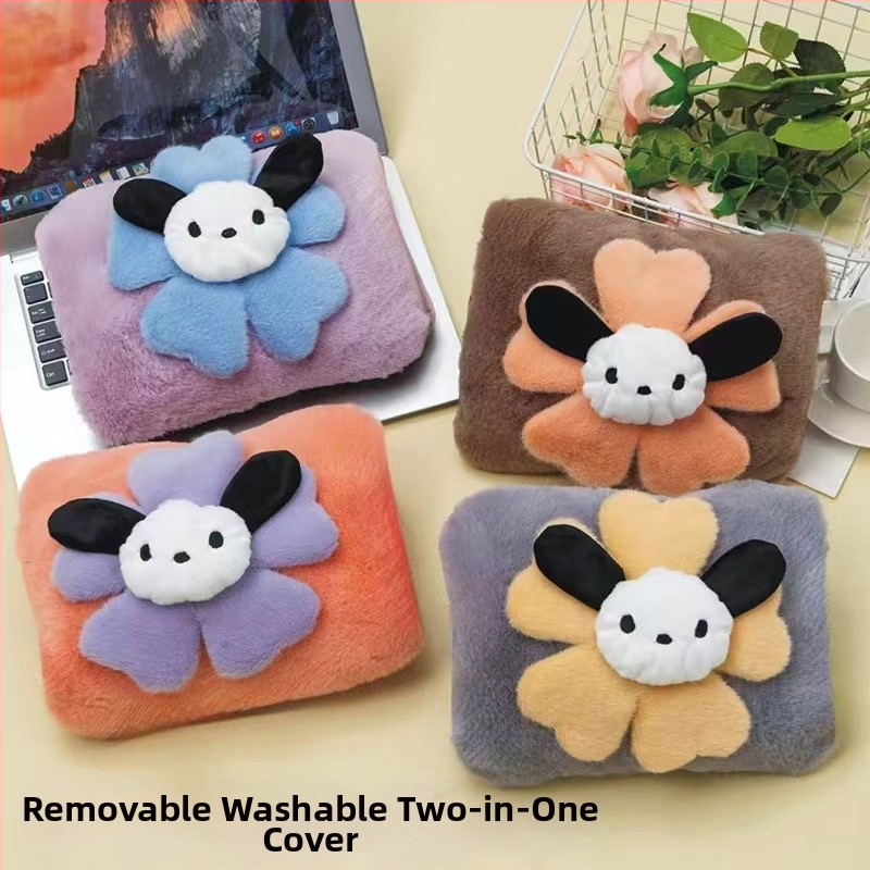 Recipient de apă fierbinte reîncărcabil cu design pluș caricatural (seria W) – 220V, 500W, încălzire prin încărcare, controlul temperaturii 65°C