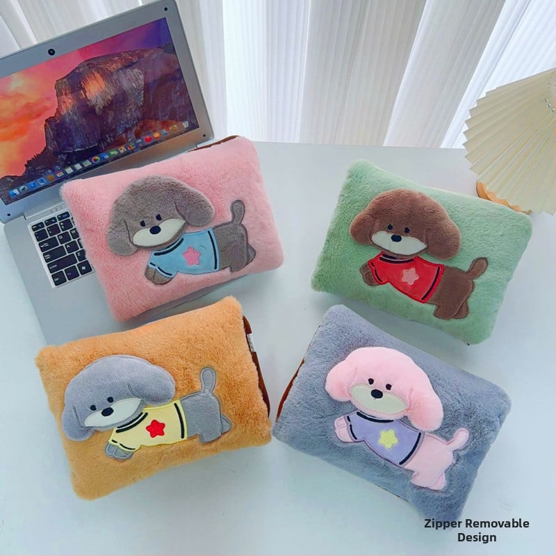 Recipient de apă fierbinte reîncărcabil cu design pluș caricatural (seria W) – 220V, 500W, încălzire prin încărcare, controlul temperaturii 65°C