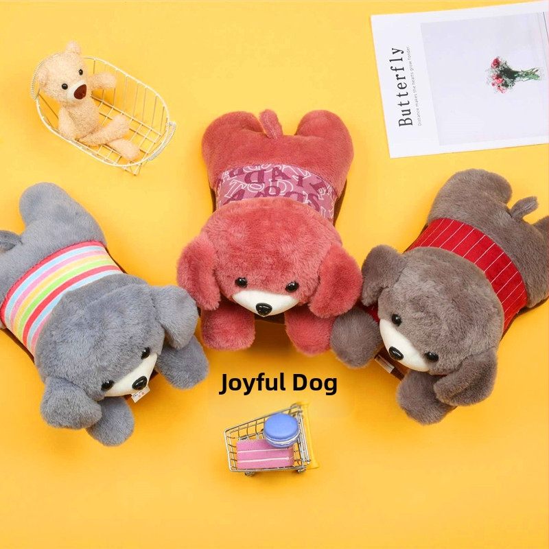 Recipient de apă fierbinte reîncărcabil cu design pluș caricatural (seria W) – 220V, 500W, încălzire prin încărcare, controlul temperaturii 65°C