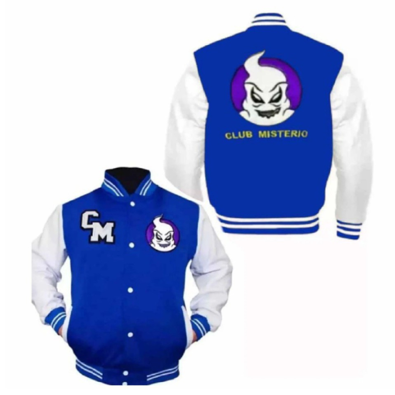 Felnőtt anime mintás sportos pulóver baseball-stílusban – szabad szabás, állógallér, egy sor gombos zárás, velúr bélés, fő anyag poliészter 65%