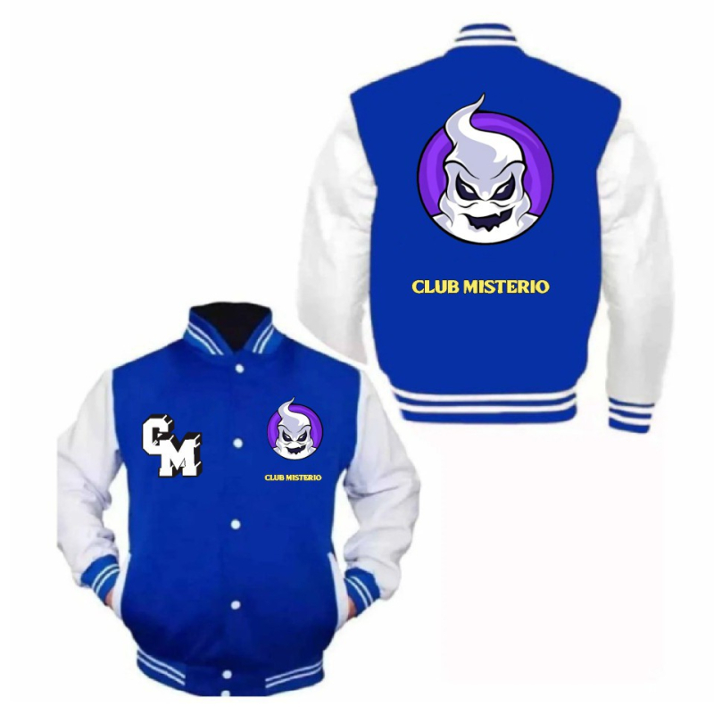 Felnőtt anime mintás sportos pulóver baseball-stílusban – szabad szabás, állógallér, egy sor gombos zárás, velúr bélés, fő anyag poliészter 65%