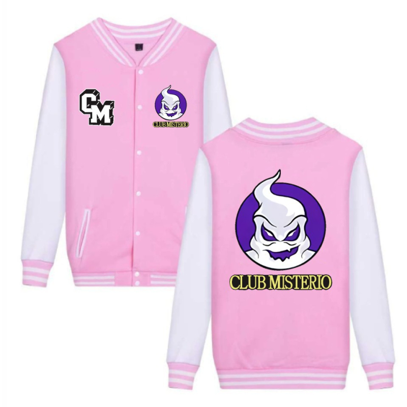 Felnőtt anime mintás sportos pulóver baseball-stílusban – szabad szabás, állógallér, egy sor gombos zárás, velúr bélés, fő anyag poliészter 65%