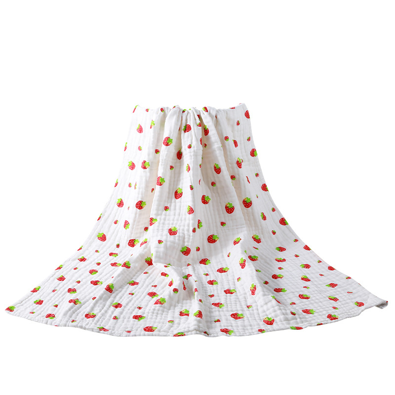 Dječji ručnik za kupanje od čiste pamuka, 6-slojni pokrivač za novorođenčad, ručnik za kupanje s uzorkom životinja