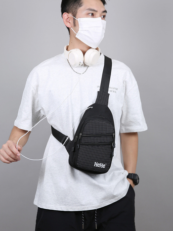 HEHE Ανδρική νάιλον τσάντα ώμου για επαγγελματικές μετακινήσεις — διαπνοή, ultra ελαφριά, ανθεκτική στη φθορά, χωράει 8 ιντσών φορητό υπολογιστή