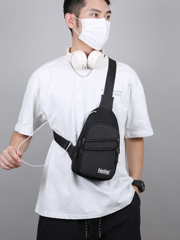 HEHE Ανδρική νάιλον τσάντα ώμου για επαγγελματικές μετακινήσεις — διαπνοή, ultra ελαφριά, ανθεκτική στη φθορά, χωράει 8 ιντσών φορητό υπολογιστή