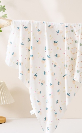 2 komada swaddle za novorođenčad – pamuk 95%+, uzorak životinja/cartoon, Klasa A, za sve sezone, mekano