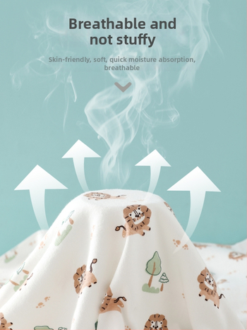 2 komada swaddle za novorođenčad – pamuk 95%+, uzorak životinja/cartoon, Klasa A, za sve sezone, mekano