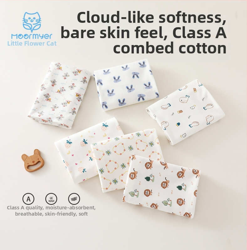 2 komada swaddle za novorođenčad – pamuk 95%+, uzorak životinja/cartoon, Klasa A, za sve sezone, mekano