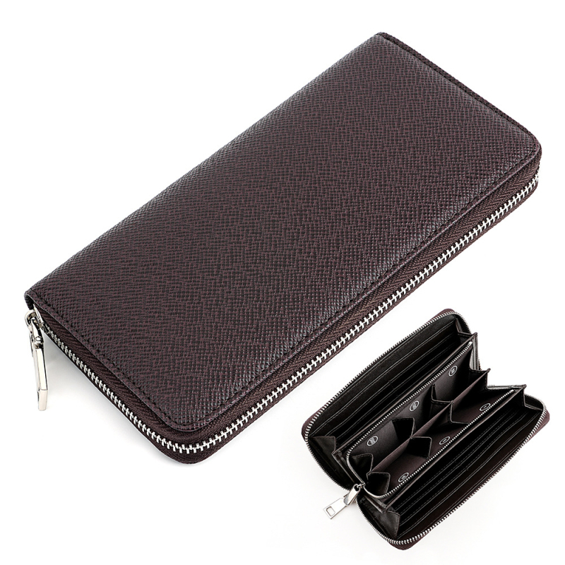 Γυναικείο μακρύ πορτοφόλι με διαμερίσματα, PU εξωτερικό υλικό, πολυεστερική επένδυση, μονόχρωμο σχέδιο, ιαπωνικό στυλ, χειμερινή συλλογή 2025