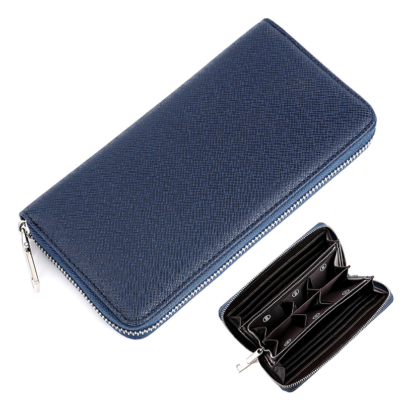 Γυναικείο μακρύ πορτοφόλι με διαμερίσματα, PU εξωτερικό υλικό, πολυεστερική επένδυση, μονόχρωμο σχέδιο, ιαπωνικό στυλ, χειμερινή συλλογή 2025