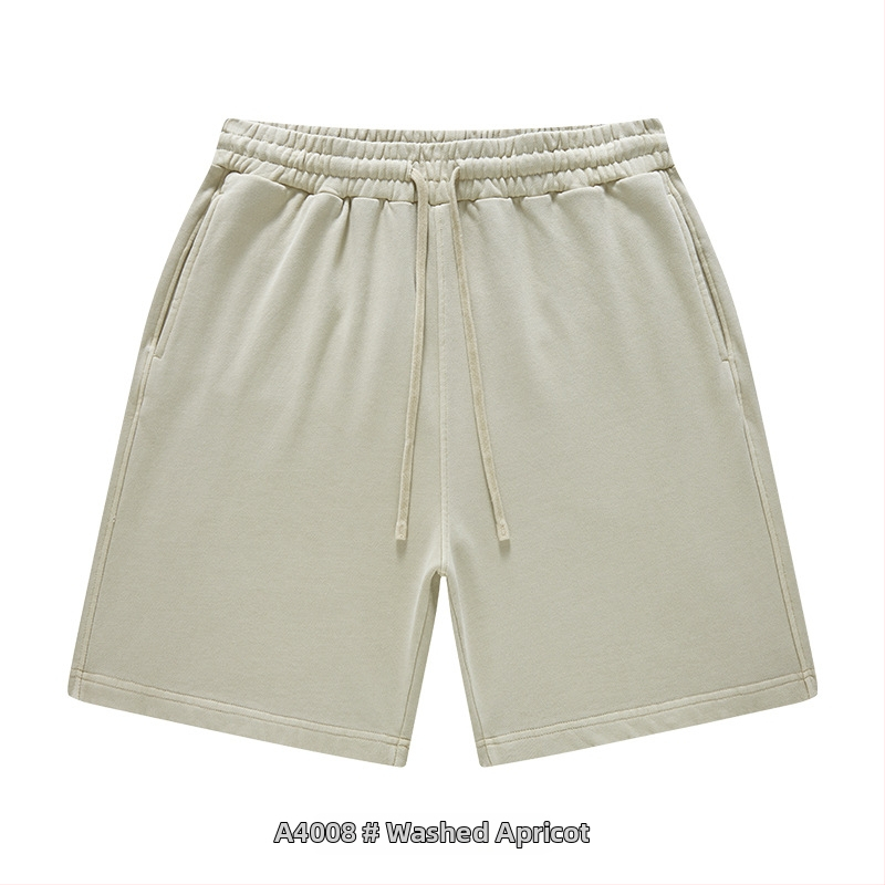 Ανδρικά και γυναικεία βαμβακερά σορτς με κορδόνι, χαλαρή γραμμή, μικροελαστικότητα, casual street style για καθημερινή χρήση