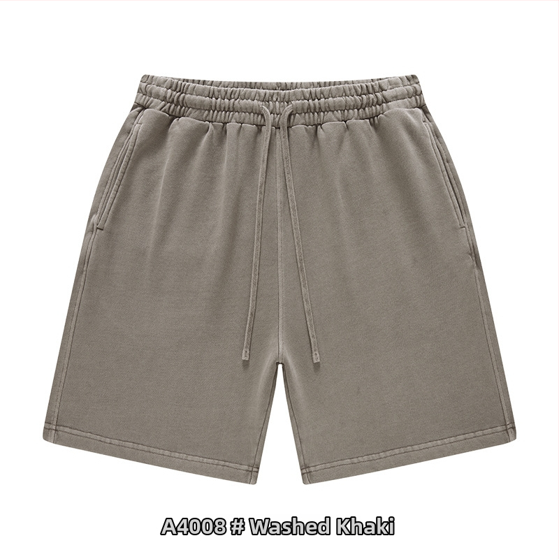 Ανδρικά και γυναικεία βαμβακερά σορτς με κορδόνι, χαλαρή γραμμή, μικροελαστικότητα, casual street style για καθημερινή χρήση