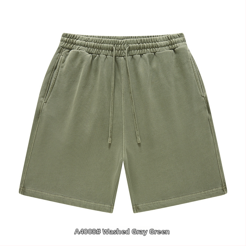 Ανδρικά και γυναικεία βαμβακερά σορτς με κορδόνι, χαλαρή γραμμή, μικροελαστικότητα, casual street style για καθημερινή χρήση