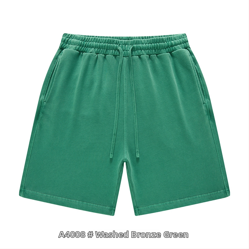 Ανδρικά και γυναικεία βαμβακερά σορτς με κορδόνι, χαλαρή γραμμή, μικροελαστικότητα, casual street style για καθημερινή χρήση