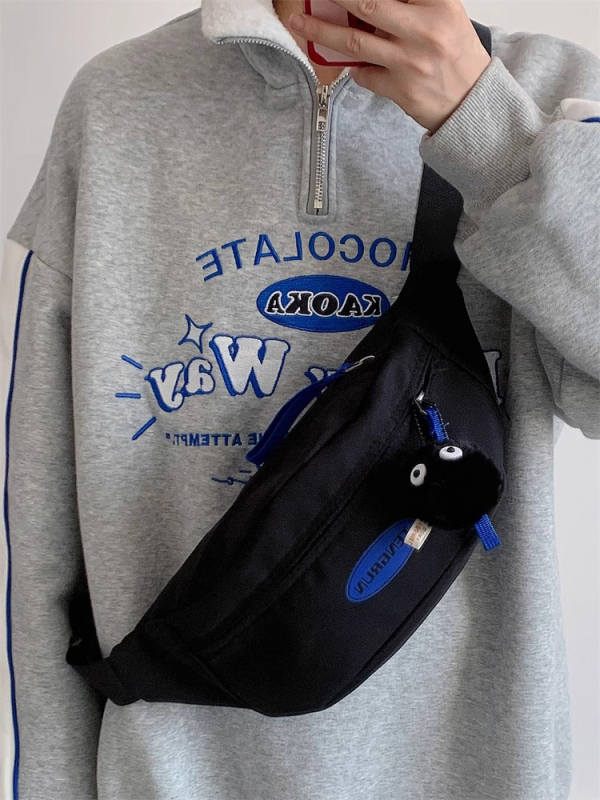 Ανδρική chest bag | Για ταξίδια | Ultra-light πολυεστέρας | Εσωτερική τσέπη