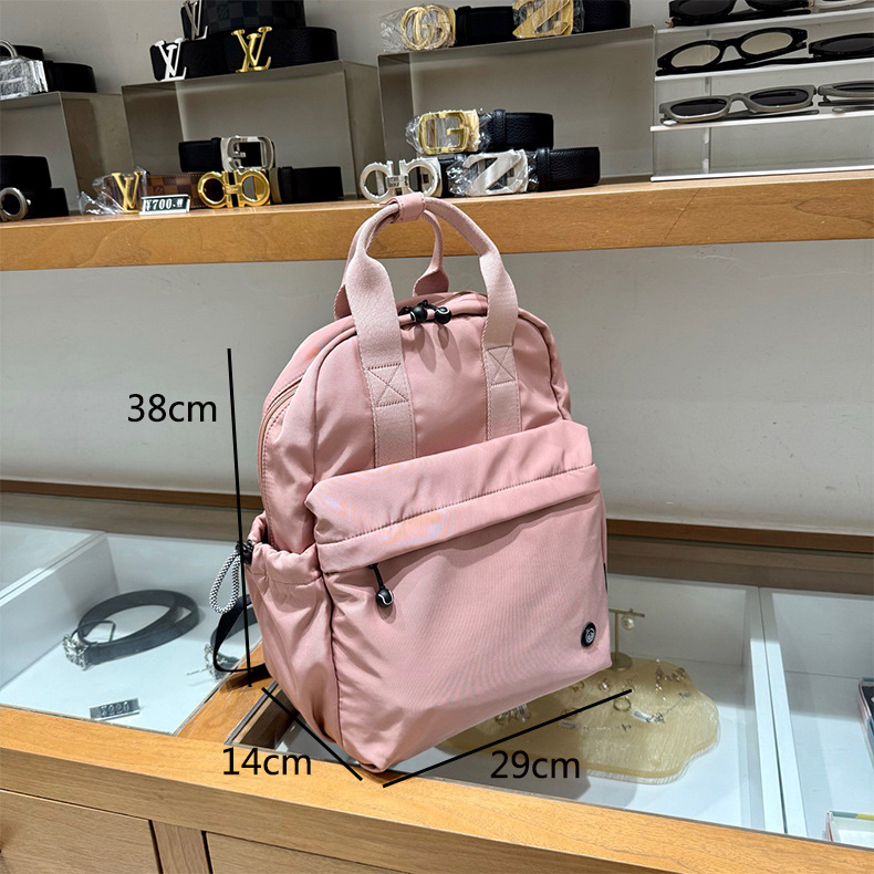 Σακίδιο φορητού υπολογιστή σε στυλ δρόμου, ύφασμα Oxford, μεγάλη χωρητικότητα, λαμιναρισμένη τσέπη με φερμουάρ και επιπλέον διαμέρισμα