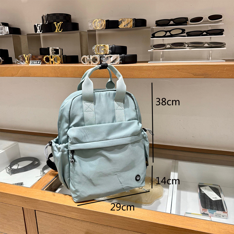 Σακίδιο φορητού υπολογιστή σε στυλ δρόμου, ύφασμα Oxford, μεγάλη χωρητικότητα, λαμιναρισμένη τσέπη με φερμουάρ και επιπλέον διαμέρισμα