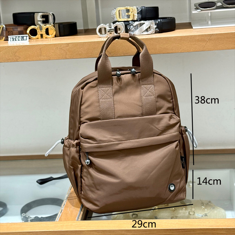 Σακίδιο φορητού υπολογιστή σε στυλ δρόμου, ύφασμα Oxford, μεγάλη χωρητικότητα, λαμιναρισμένη τσέπη με φερμουάρ και επιπλέον διαμέρισμα