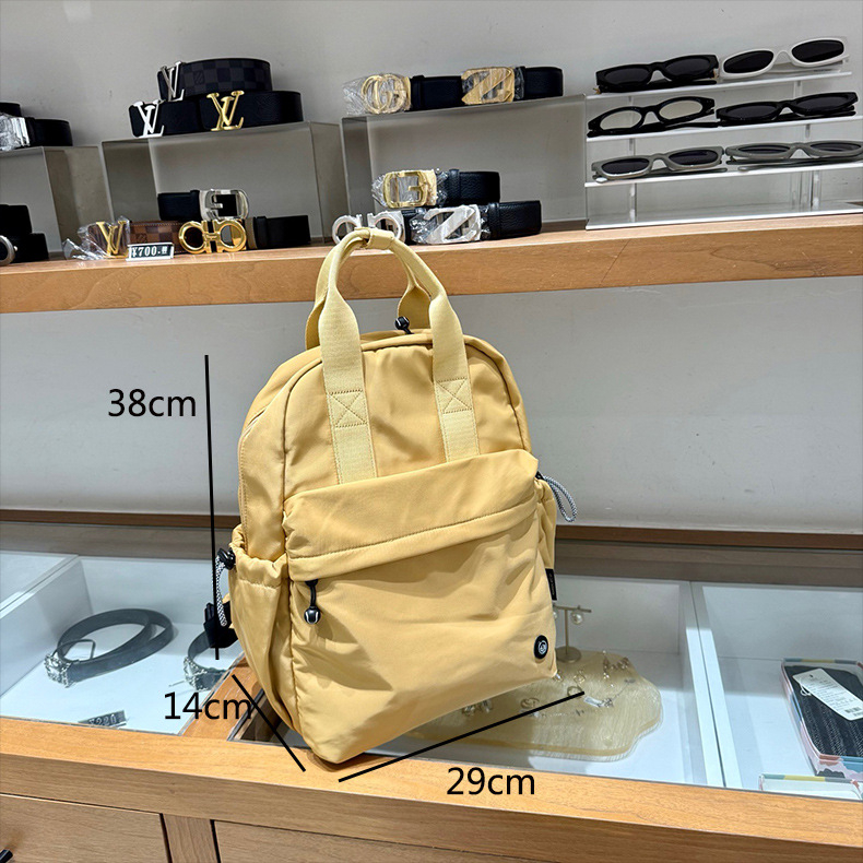 Σακίδιο φορητού υπολογιστή σε στυλ δρόμου, ύφασμα Oxford, μεγάλη χωρητικότητα, λαμιναρισμένη τσέπη με φερμουάρ και επιπλέον διαμέρισμα