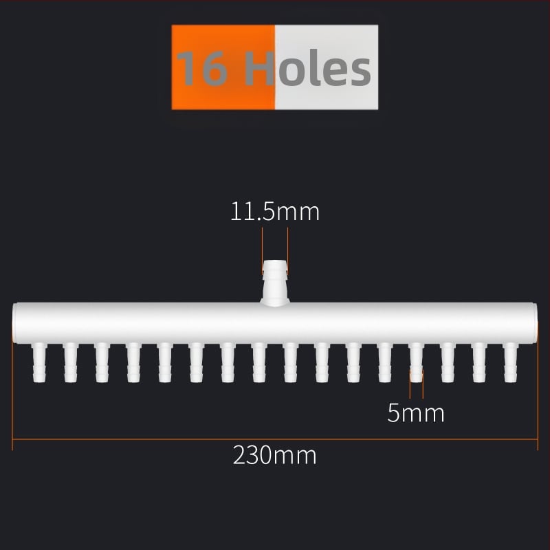 Πλαστικός διανομέας αέρα για αντλία ενυδρείου και αερισμό λίμνης — AquaBlue/Lanbao, 0,1 kg