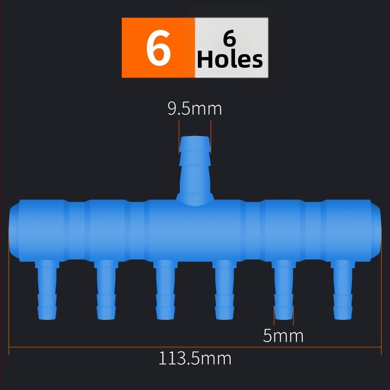 Πλαστικός διανομέας αέρα για αντλία ενυδρείου και αερισμό λίμνης — AquaBlue/Lanbao, 0,1 kg