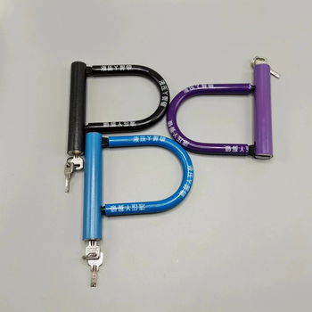 Κλειδαριά U-σχήματος για ηλεκτρικά ποδήλατα, μοτοποδήλατα, ποδήλατα και τρίκυκλα, μεταλλικό σώμα, υδραυλικός μηχανισμός διάτμησης, μάρκα Strength factory