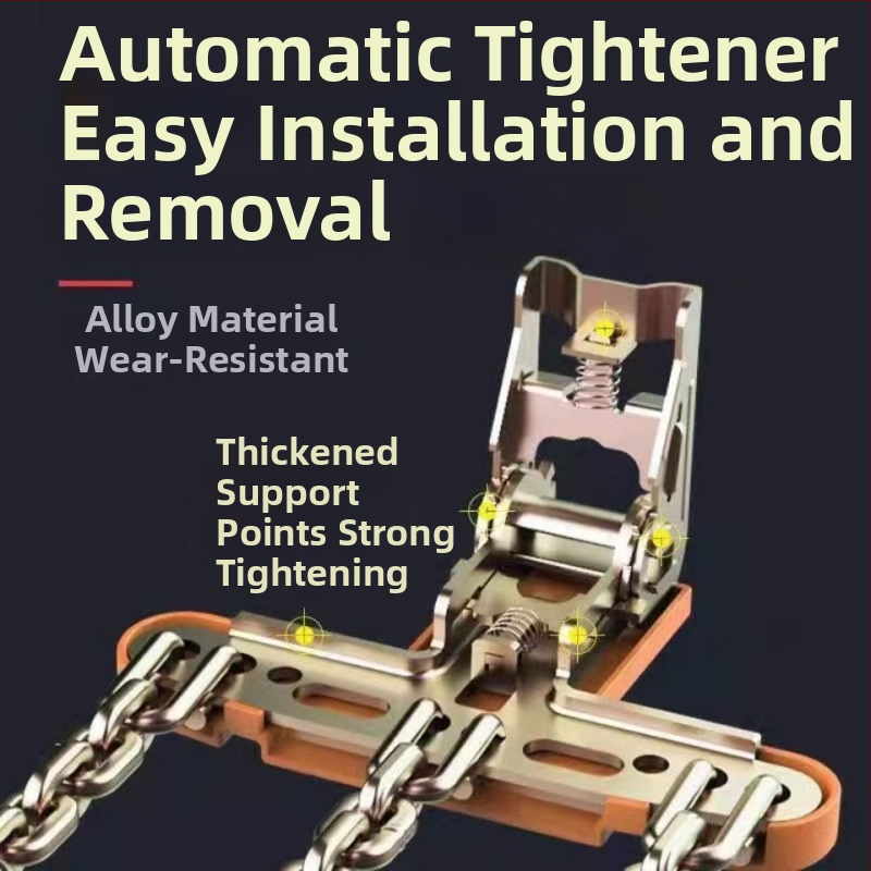 Вериги за противоскользене за офроуд SUV | Желязен материал | Snow and Ice Travel