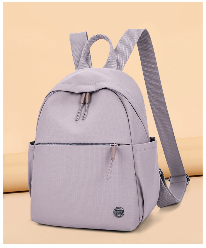 Σακίδιο Oxford ύφασμα, άνοιγμα με φερμουάρ, κρυφός θήκη με φερμουάρ, λαμιναρισμένη θήκη με φερμουάρ, εσωτερικό διαχωριστικό