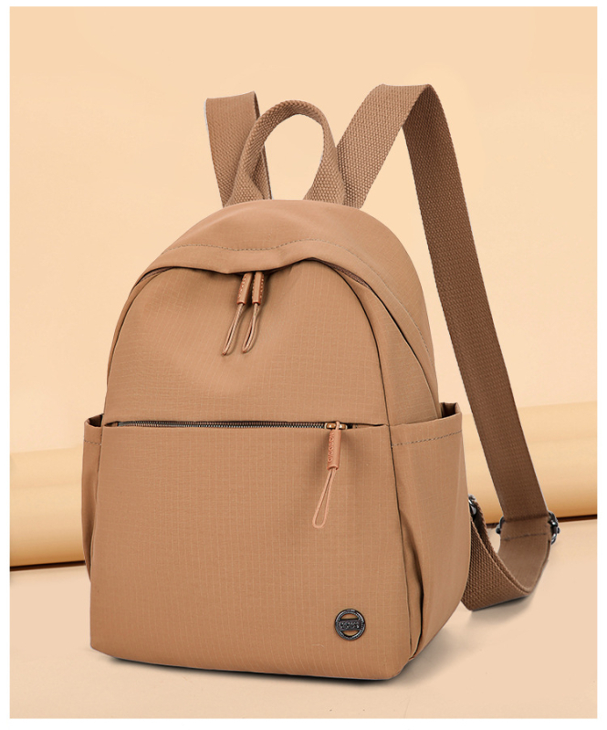 Σακίδιο Oxford ύφασμα, άνοιγμα με φερμουάρ, κρυφός θήκη με φερμουάρ, λαμιναρισμένη θήκη με φερμουάρ, εσωτερικό διαχωριστικό