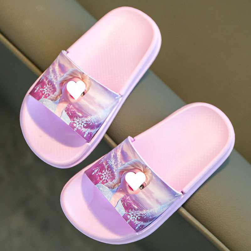 Детски флип-флопи в принцес стил, EVA горна част, EVA подметка, антихлъзгащи