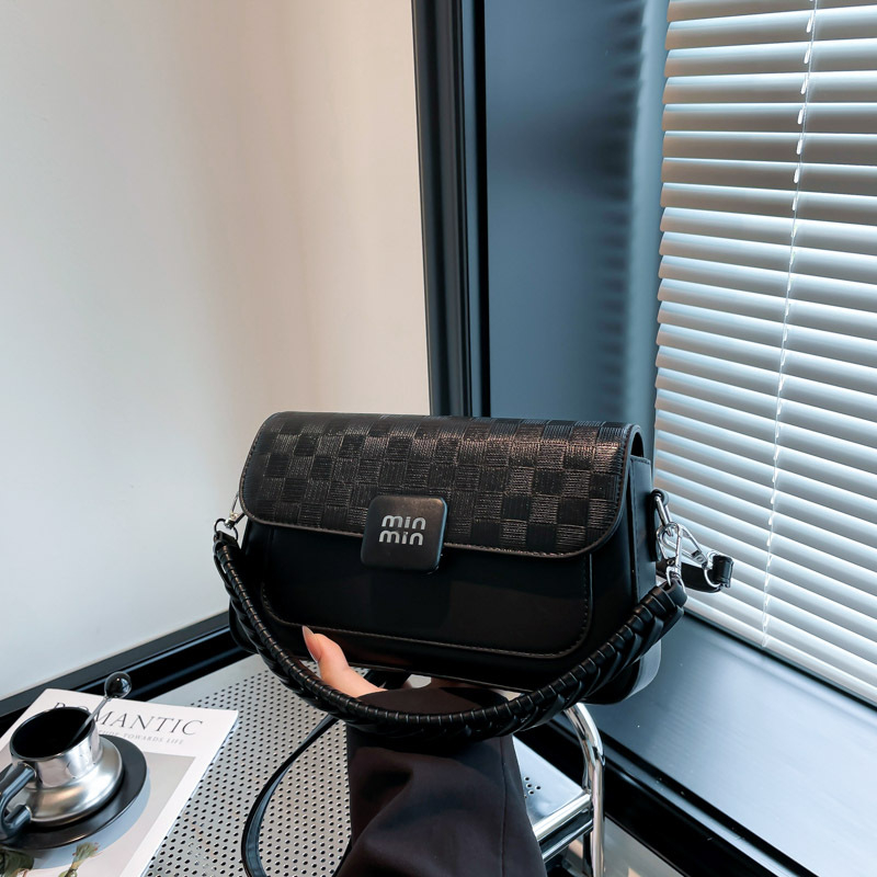 Retro PU crossbody torba s vodoravnom kvadratnom formom, zatvaranje kapom, džepovi sa zipom i džep za dokumente, s jednom naramenicom, jesen 2025 izdanje