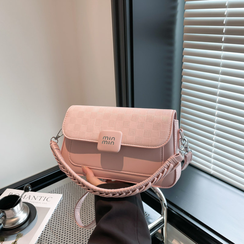 Retro PU crossbody torba s vodoravnom kvadratnom formom, zatvaranje kapom, džepovi sa zipom i džep za dokumente, s jednom naramenicom, jesen 2025 izdanje