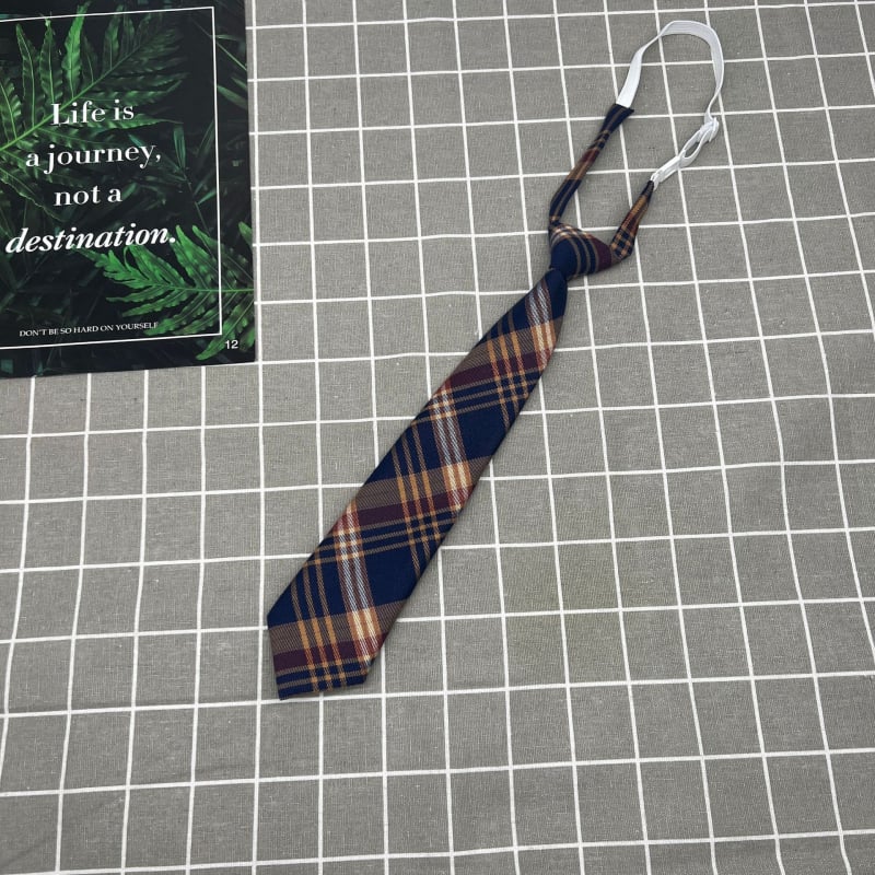 Pamučna leptir mašna s kariranim uzorkom, jacquard, šipovit stil