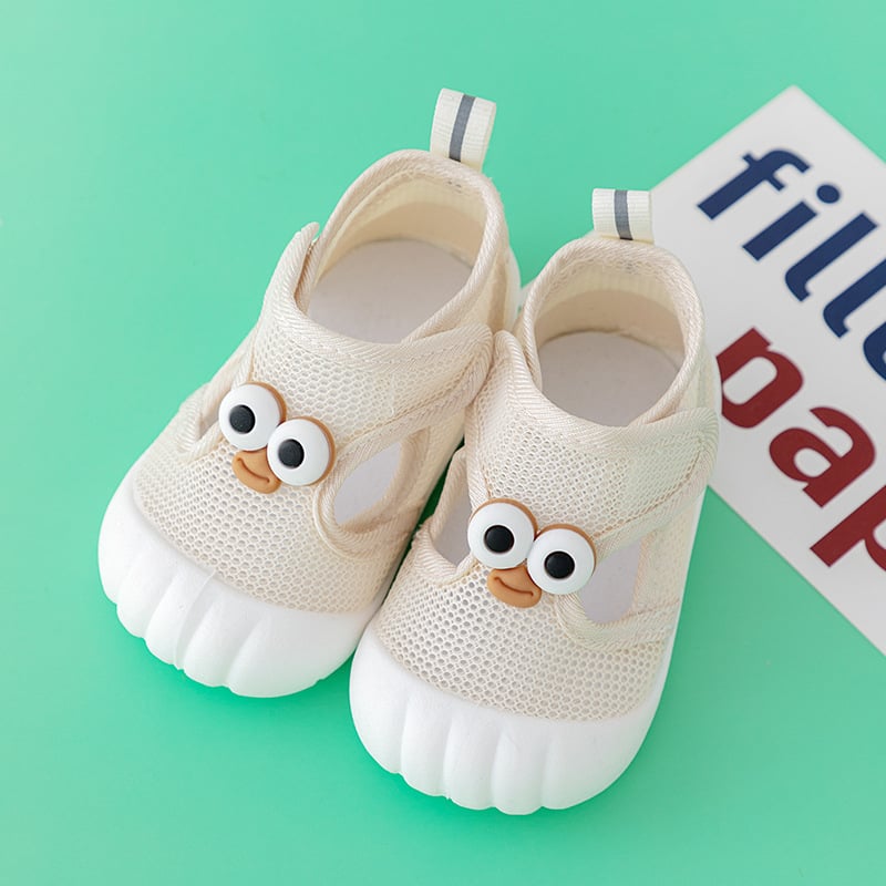 Kisgyermekeknek szánt szandál hálós felsőrészű, légáteresztő, csúszásmentes, kopásálló, Velcro-zárású (12–36 hónap)