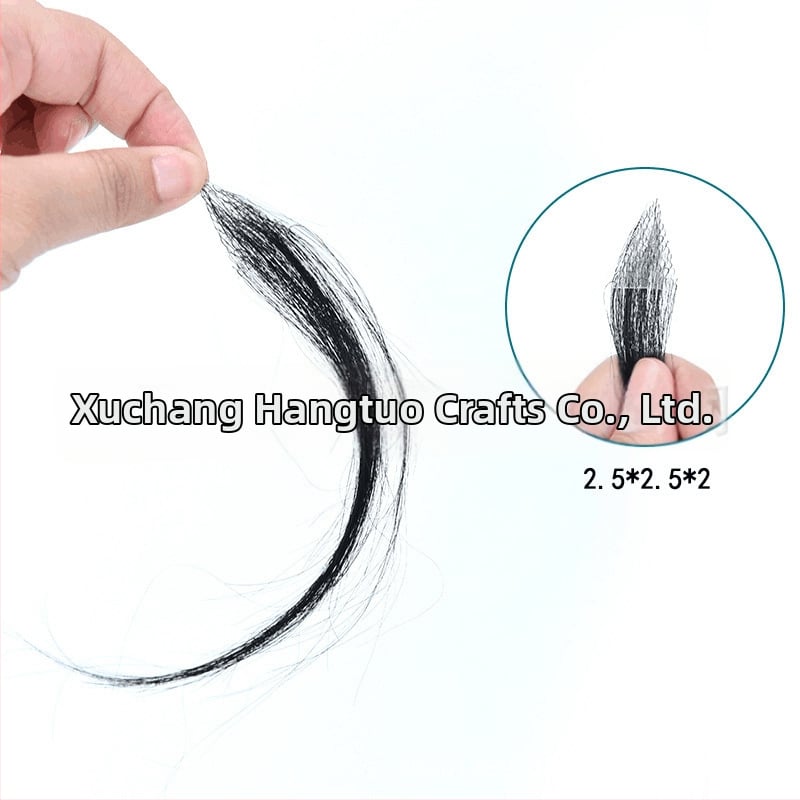 Biológiai fejbőr hegplaszt patch – emberi haj, kézzel szőtt, festhető