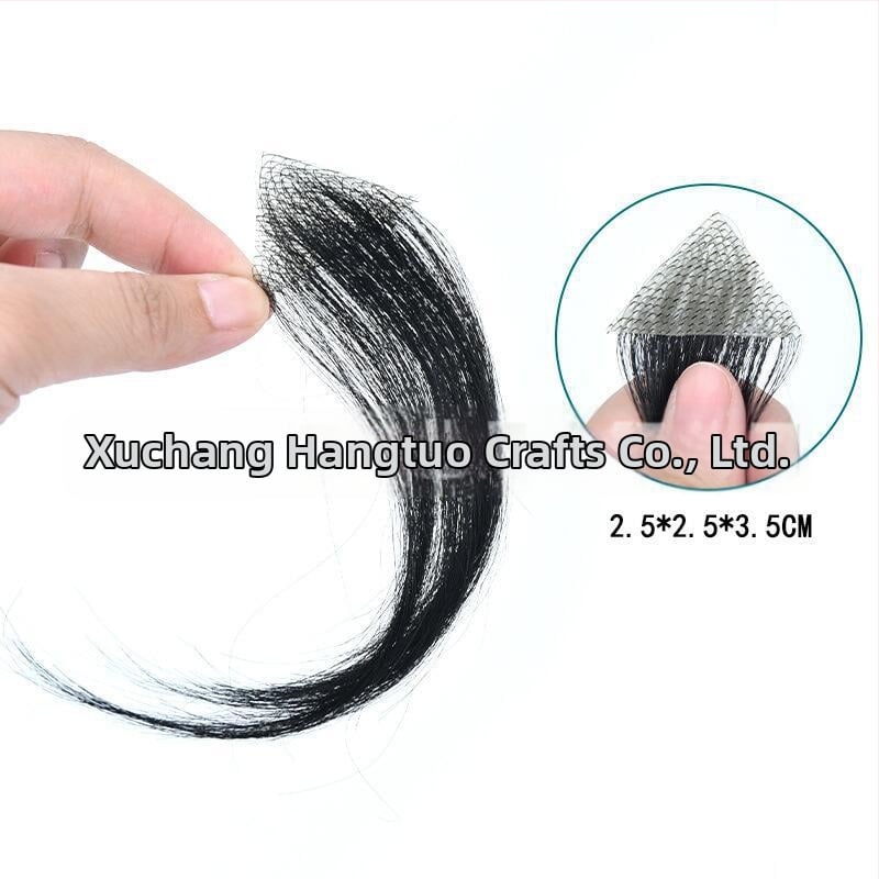 Biológiai fejbőr hegplaszt patch – emberi haj, kézzel szőtt, festhető