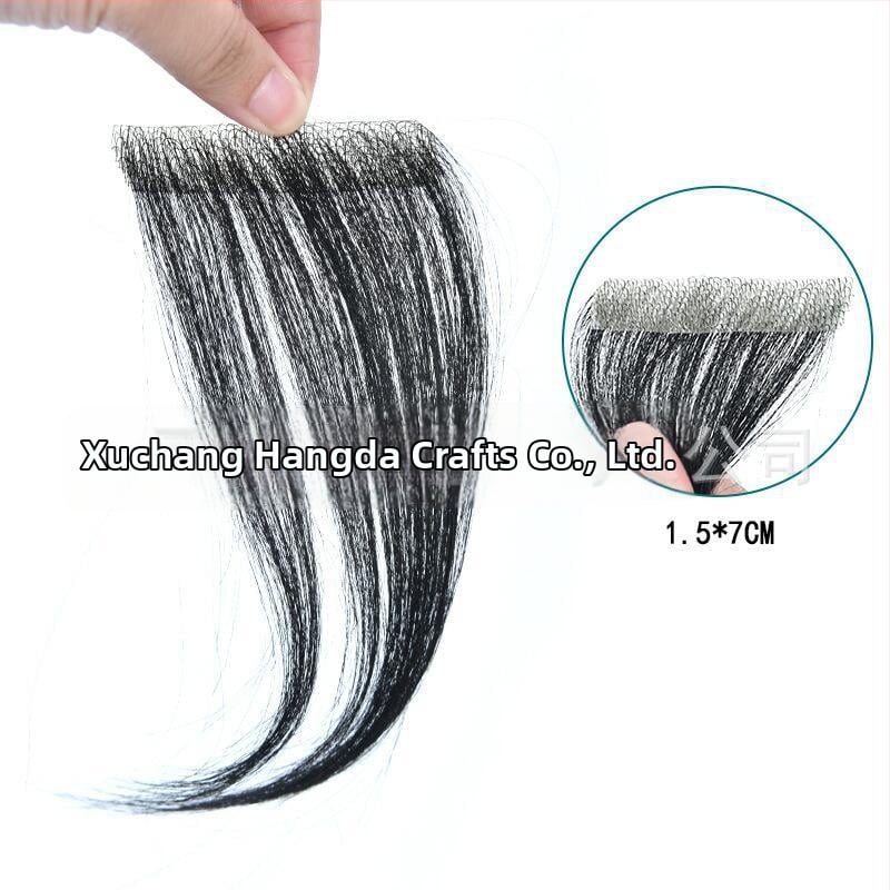 Biológiai fejbőr hegplaszt patch – emberi haj, kézzel szőtt, festhető