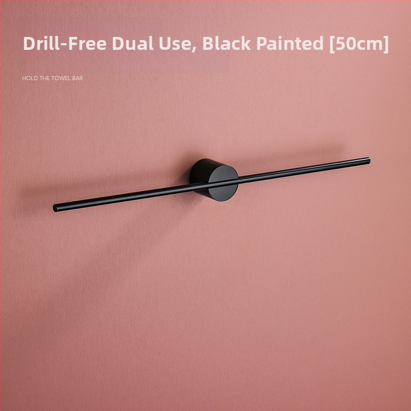 Falra szerelhető törölközőtartó, egypólusú, Space alumínium, spray-plasztik bevonat, teherbírás 10 kg, 1 szint