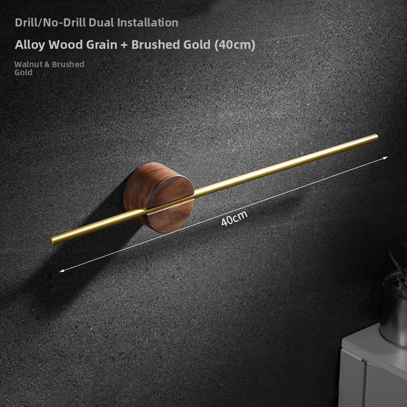 Falra szerelhető törölközőtartó, egypólusú, Space alumínium, spray-plasztik bevonat, teherbírás 10 kg, 1 szint