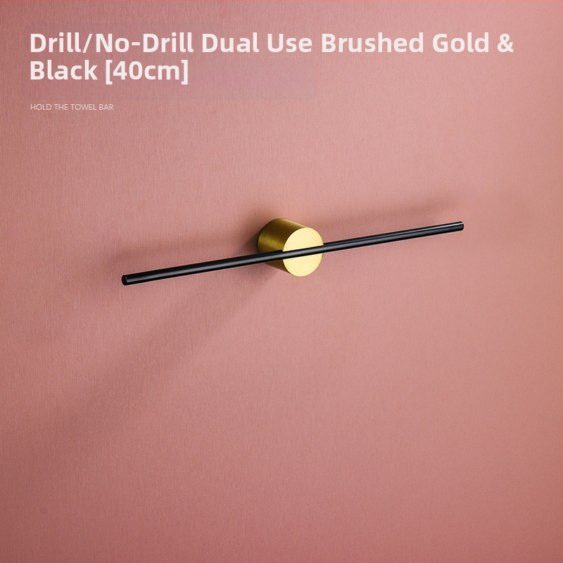 Falra szerelhető törölközőtartó, egypólusú, Space alumínium, spray-plasztik bevonat, teherbírás 10 kg, 1 szint