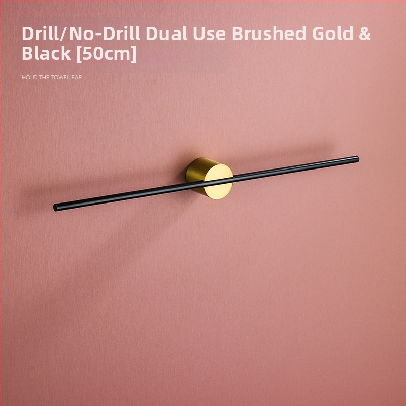 Falra szerelhető törölközőtartó, egypólusú, Space alumínium, spray-plasztik bevonat, teherbírás 10 kg, 1 szint