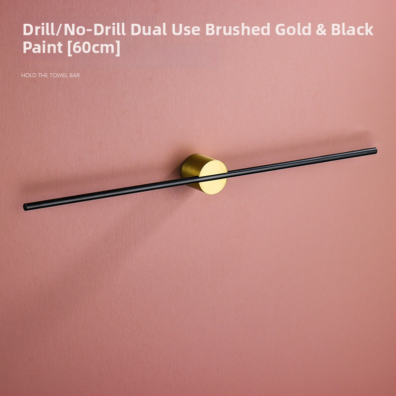 Falra szerelhető törölközőtartó, egypólusú, Space alumínium, spray-plasztik bevonat, teherbírás 10 kg, 1 szint