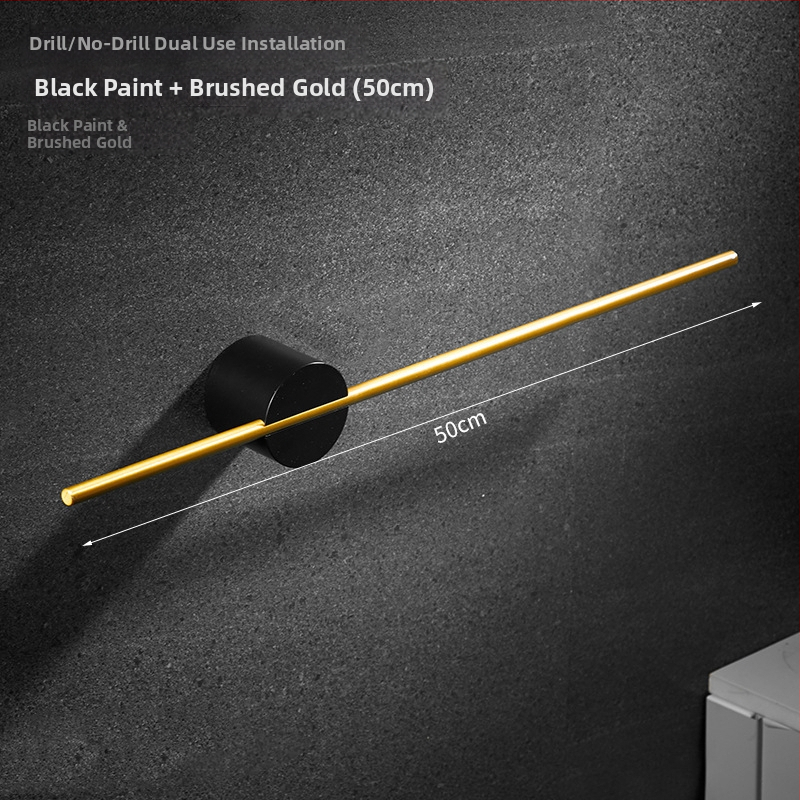 Falra szerelhető törölközőtartó, egypólusú, Space alumínium, spray-plasztik bevonat, teherbírás 10 kg, 1 szint