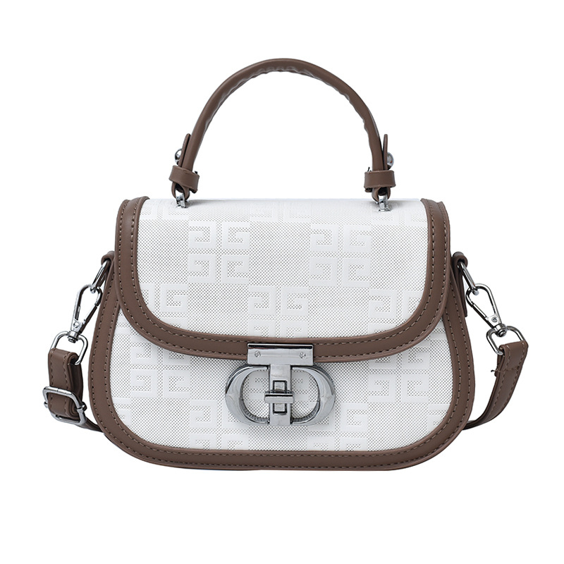 PU materijal, korejskog stila crossbody, zatvaranje poklopcem, jednosrameni remen za rame, unutarnji džepovi sa zatvaračem