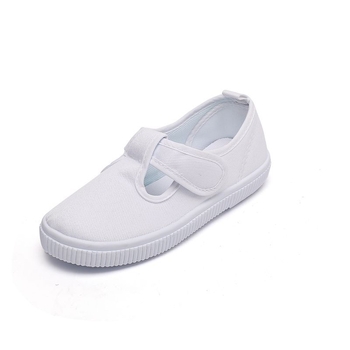 Παιδικά υφασμάτινα παπούτσια με Velcro κλείσιμο, υφασμάτινο πάνω μέρος, πλαστική σόλα, αντιολισθητικά και απορρόφηση κραδασμών