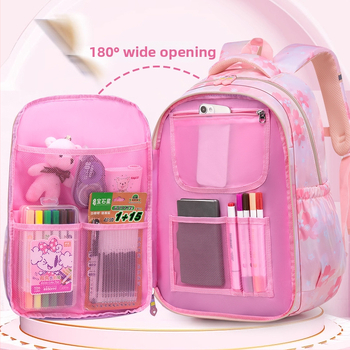 Culomi ghiozdan pentru fete – material ABS, respirabil, ultra-ușor, funcție de extindere, căptușeală din nylon